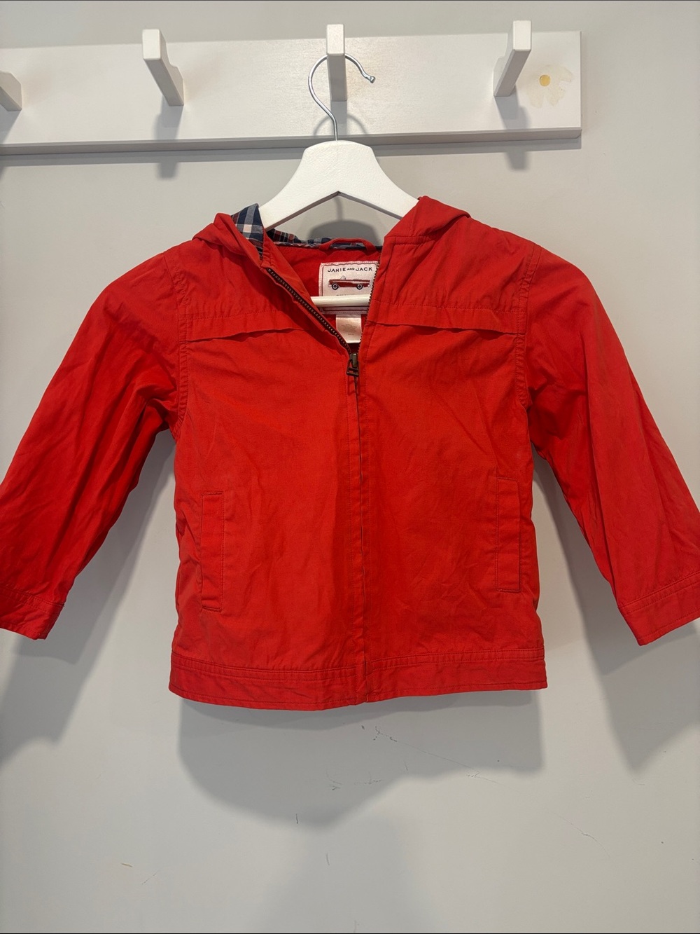 Janie and Jack Burnt Orange Hooded Kids Jacket Size 2T-3
